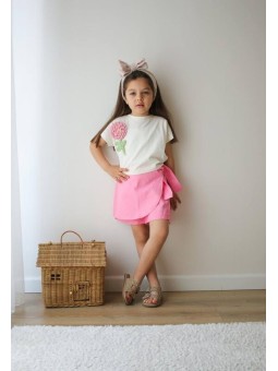 Çiçek Detaylı Kız Çocuk...