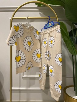 Papatya Desenli Eşofman...