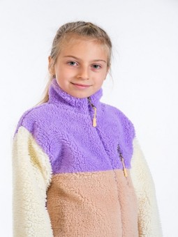 Pofuduk Üç Renk Mor Polar–...